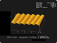 平面ブレーズドホログラフィックグレーティングイメージ