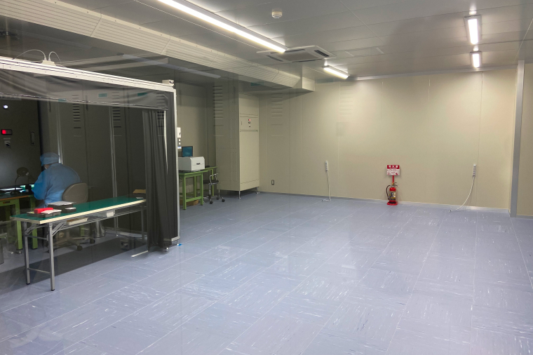 自社内にクリーン環境を完備